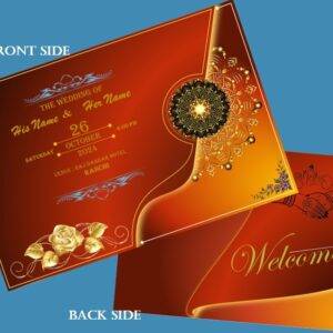 Beautifully Designed Indian Wedding Invitation Card Template