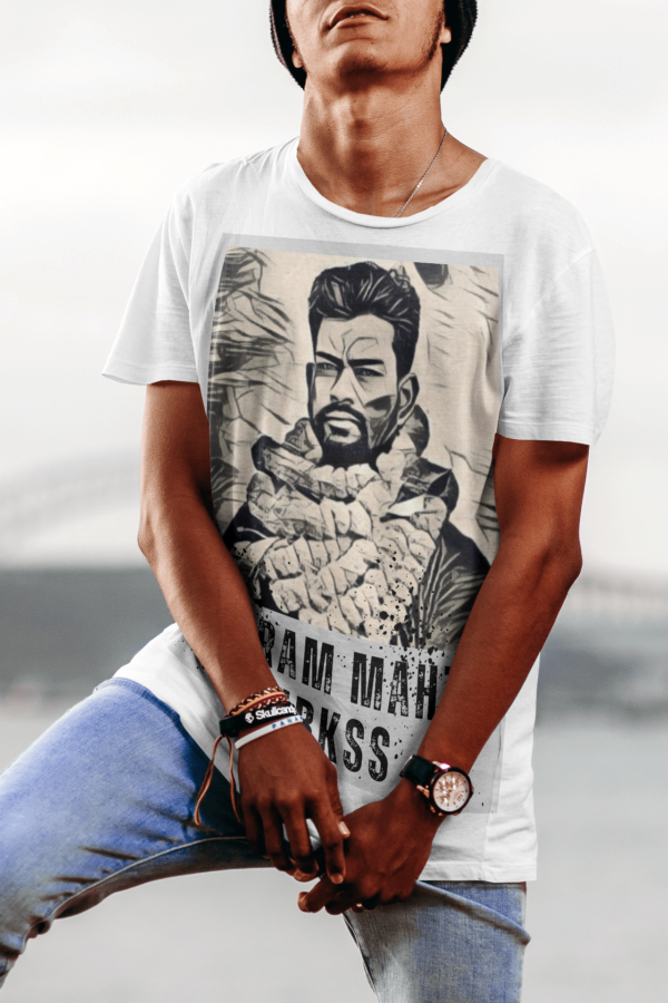 Jairam Mahto JBKSS Party White T shirt
